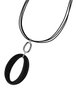 Panarea Collar de Plata Negro CP1N