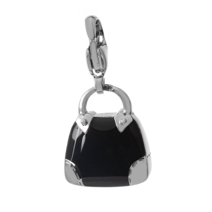 Ti Sento Colgante 8139EB en Plata y Negro Ti Sento Colgante 8139EB en Plata y Negro