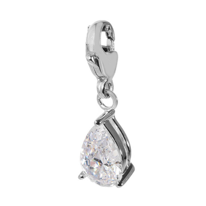 Ti Sento Colgante de Plata con Lágrima de Cristal 8166ZI Ti Sento Colgante de Plata con Lágrima de Cristal 8166ZI