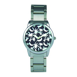 Xtress Reloj XAA1038-46 Unisex Plata con Esfera Negra