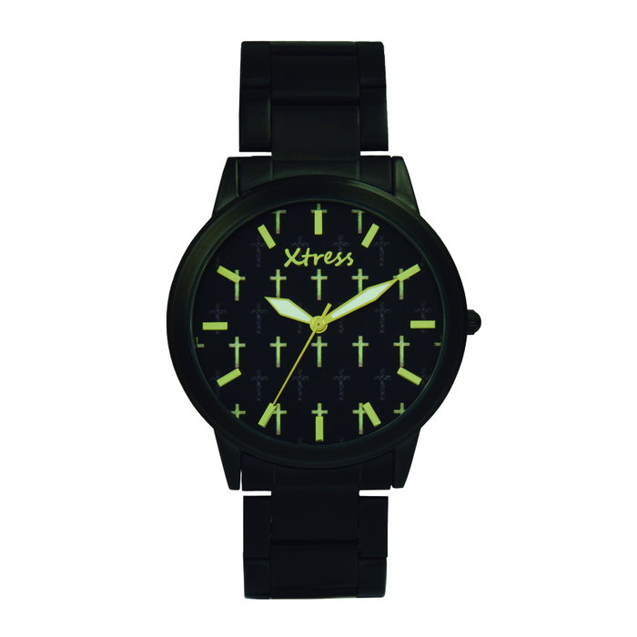 Xtress XNA1034-01 Reloj Unisex con Cruces Doradas Xtress XNA1034-01 Reloj Unisex con Cruces Doradas