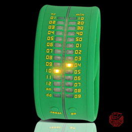 Time-It ZERO_A6 Reloj Digital Verde