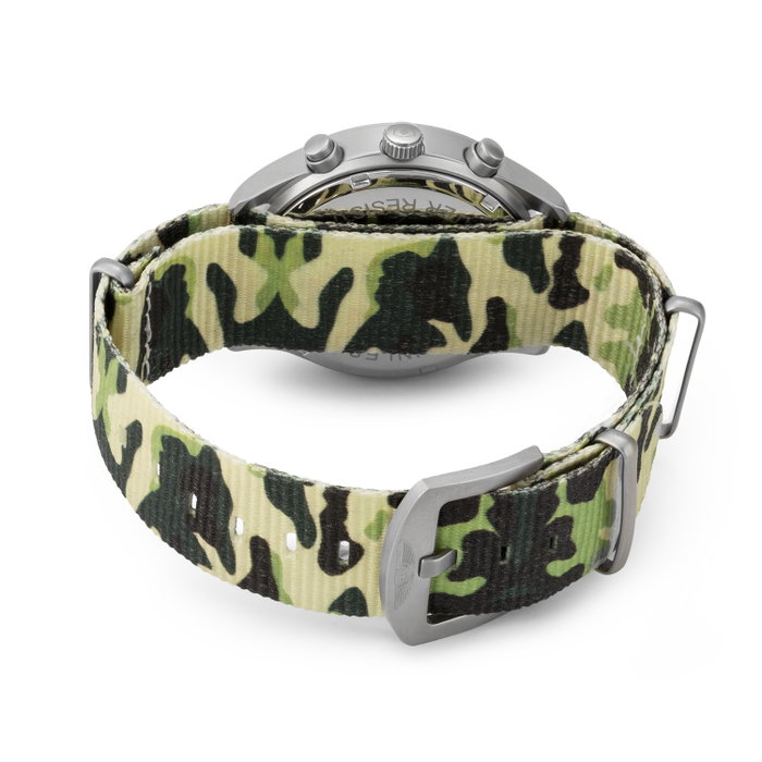 Bobroff BF0020 Reloj de Cuarzo para Hombre con Correa de Camuflaje