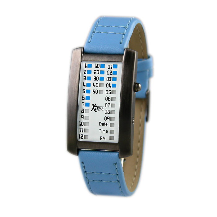 Xtress XDA1030B con correa de piel azul Xtress XDA1030B con correa de piel azul