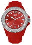 Haurex Reloj SS382DR1 Rojo con Swarovski