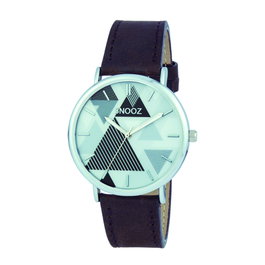 Snooz Reloj SAA1041-67 Unisex con Correa de Piel Marrón