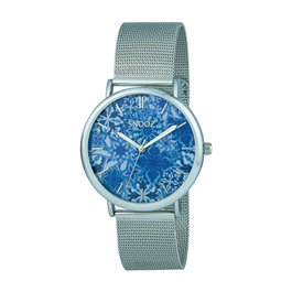 Snooz Reloj SAA1042-72 con esfera azul y caja plateada