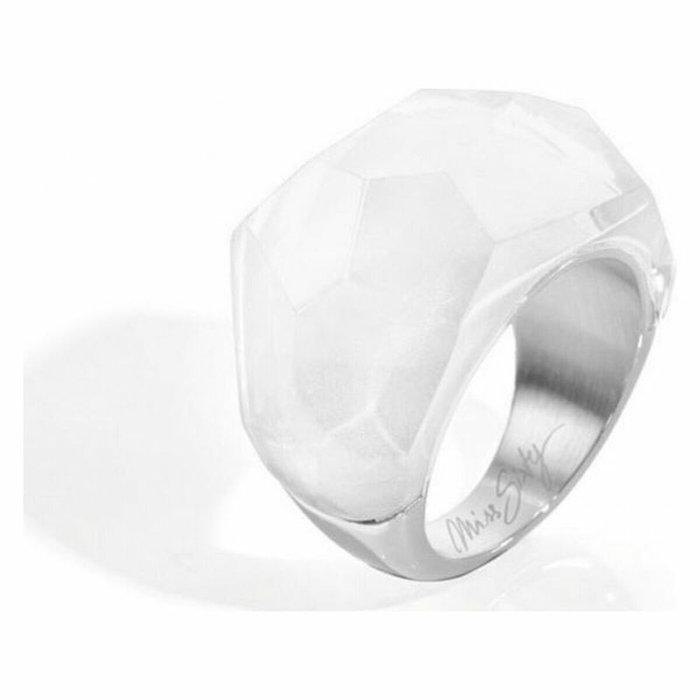 Miss Sixty Anillo Plateado de Acero SMON03016