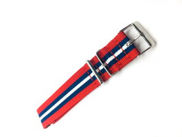 U.S. Polo Assn. Correa para Reloj de Hombre Roja en Textil