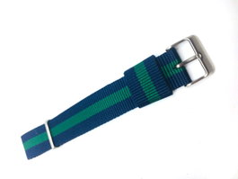 U.S. Polo Assn. Correa de Reloj Textil Azul