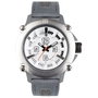 Ene Reloj Analógico para Hombre con Correa Textil Gris