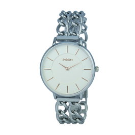 Arabians DBA2243W Reloj Analógico para Mujer Plata