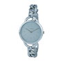Arabians Reloj DBA2246A con esfera azul y correa plata
