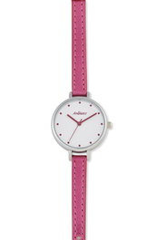 Arabians DBA2265F Reloj para mujer con correa de piel fucsia