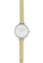 Arabians Reloj DBA2265G con correa de piel dorada