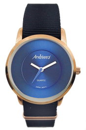 Arabians Reloj DBH2187B con Esfera Azul y Correa Textil