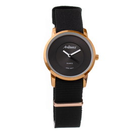 Arabians Reloj DBH2187NT con correa textil negra