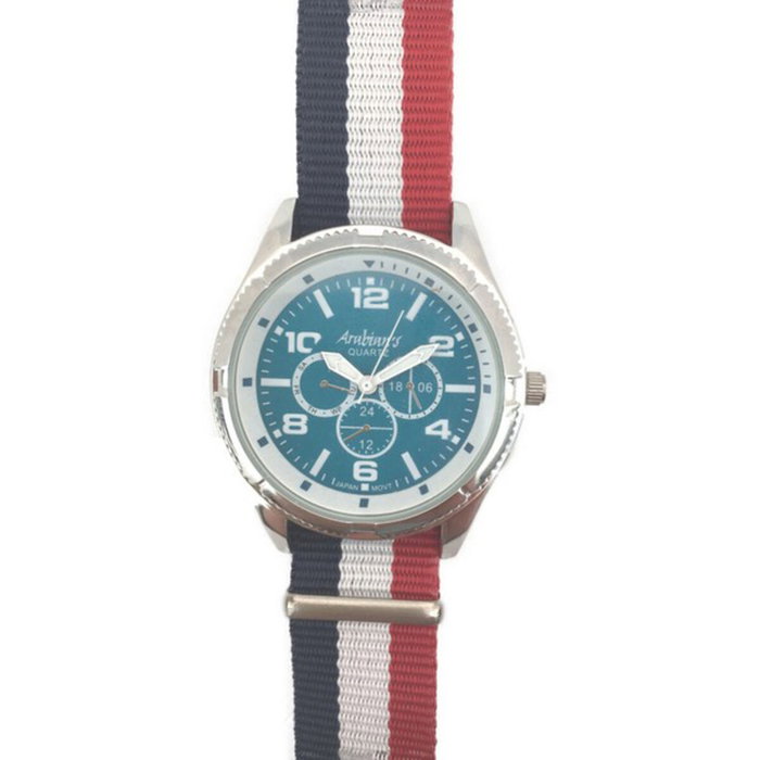 Arabians DBP0221A Reloj Unisex con Correa Textil Multicolor