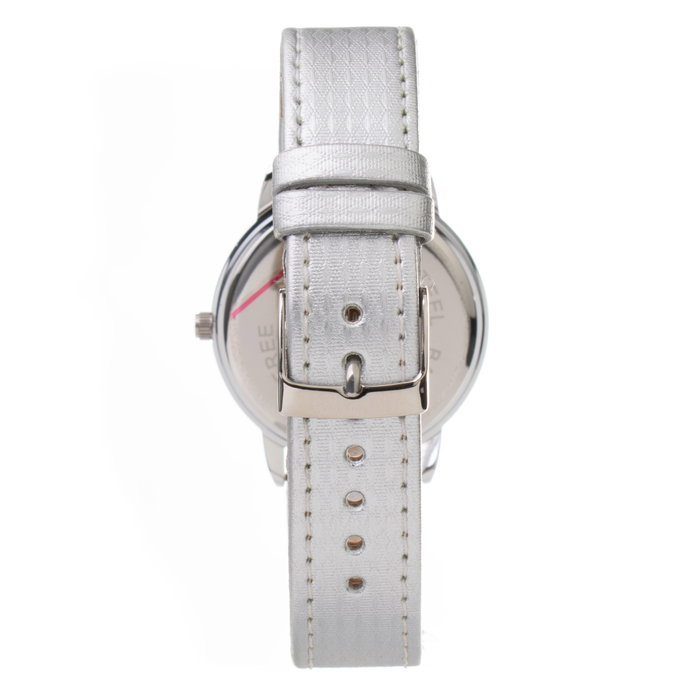 Arabians DBP2262S Reloj Unisex con Correa de Piel Plata