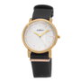 Arabians Reloj DPP2197N con caja dorada y correa negra