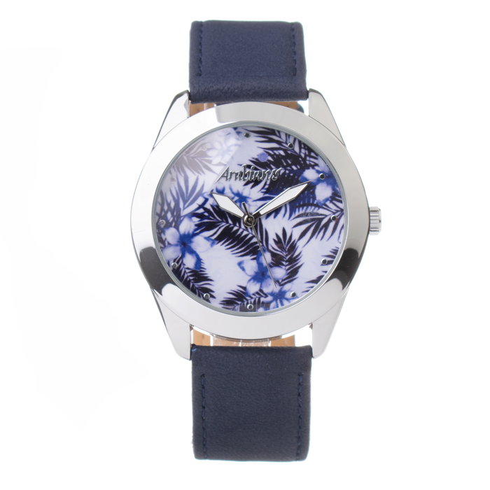 Arabians Reloj HBA2212K Unisex con Correa de Piel Azul Arabians Reloj HBA2212K Unisex con Correa de Piel Azul