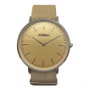 Arabians Reloj HBA2228B Unisex Beige/Dorado