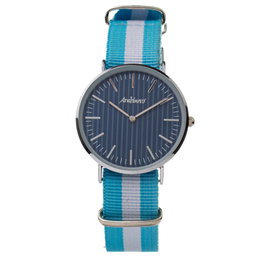 Arabians Reloj Arabians HBA2228H con correa textil azul claro