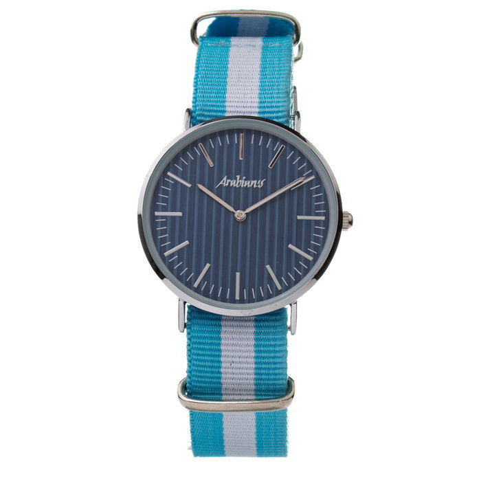 Arabians Reloj Arabians HBA2228H con correa textil azul claro Arabians Reloj Arabians HBA2228H con correa textil azul claro