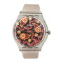 Arabians Reloj HBA2239D Unisex Transparente con Esfera Rosa