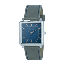 Arabians Reloj HBA2256G con Esfera Azul y Correa de Piel Gris