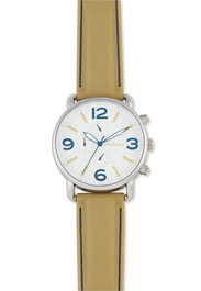 Arabians HBA2259B Reloj de Hombre con Correa Beige