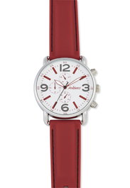 Arabians Reloj HBA2259R con correa roja y caja plateada