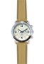 Arabians HBA2260B con correa beige y caja plateada
