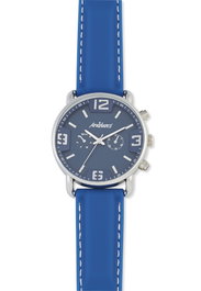 Arabians Reloj HBA2263A con correa azul y caja plateada