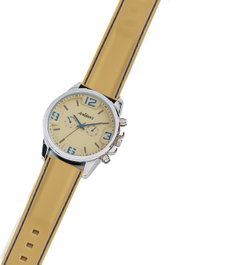 Arabians HBA2263B Reloj Analógico para Hombre con Correa Beige