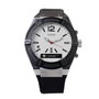 Guess C0001G4 con correa de silicona negra y caja plateada