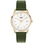 Henry London HL39-S-0098 Reloj Unisex con Correa de Piel Verde