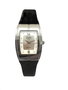 Justina Reloj 21814N con correa de caucho negra