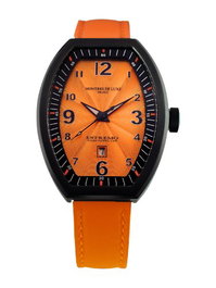 Montres De Luxe 09EX-L8302 con correa de piel marrón