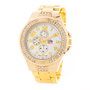 Qiin Reloj 0312WESUS Dorado con Esfera Blanca