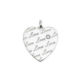 Thomas Sabo Colgante de Plata de Ley Plateado SD_PE0018-153-14