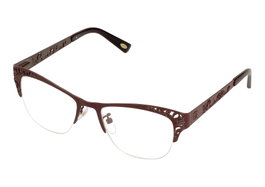 Loewe VLW444M510A57 Gafas de Vista para Mujer Marrón