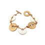 GC CWB10902 Pulsera Dorada de Acero y Cerámica para Mujer