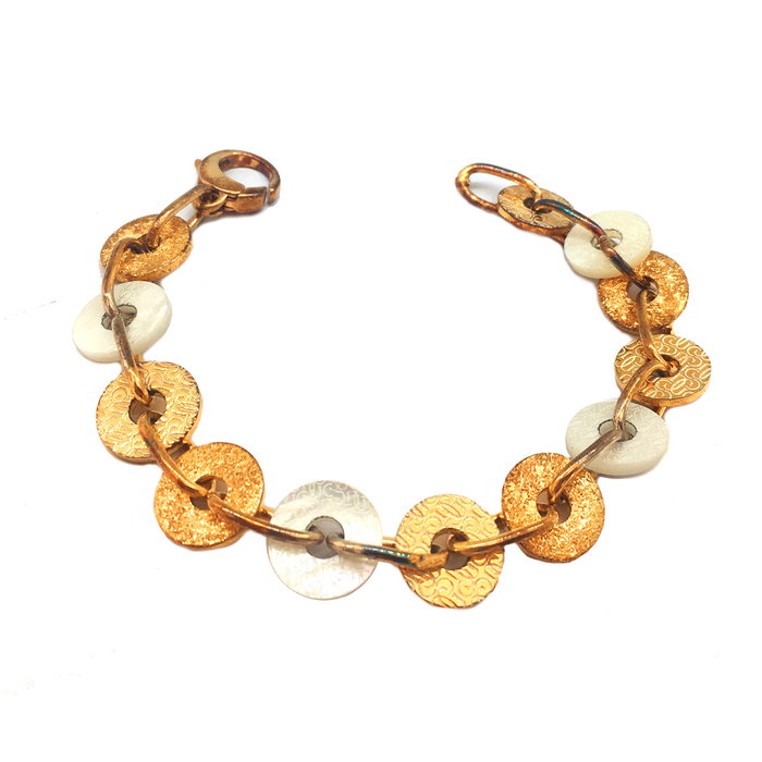 GC Pulsera de Acero Dorado CWB10903 para Mujer GC Pulsera de Acero Dorado CWB10903 para Mujer