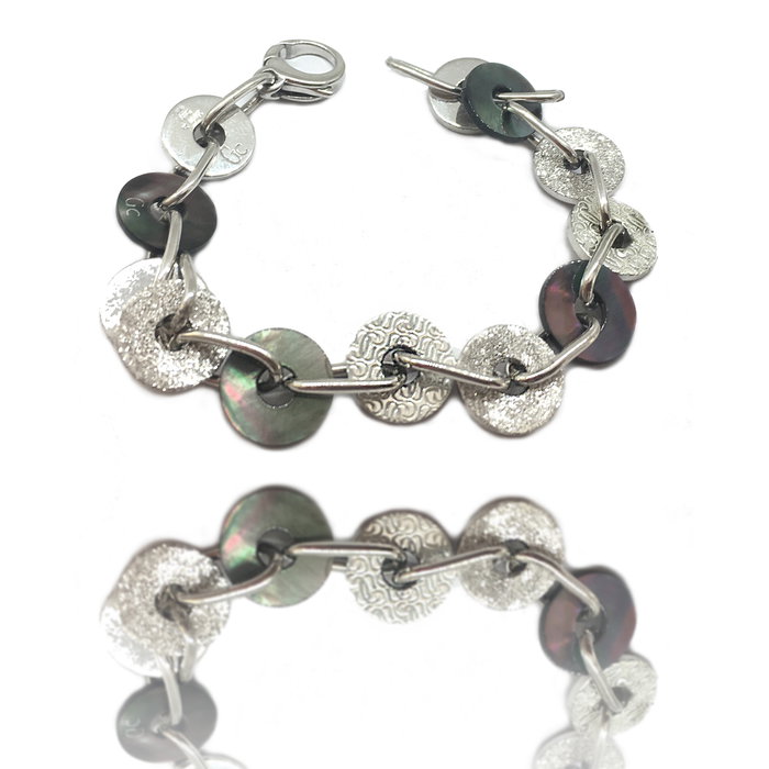 GC Pulsera de Acero Plateado CWB80806 para Mujer GC Pulsera de Acero Plateado CWB80806 para Mujer