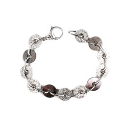 GC Pulsera de Acero Plateado CWB80806 para Mujer