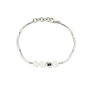 Morellato Pulsera Lunae Br. 3 Pearls Plateada de Acero