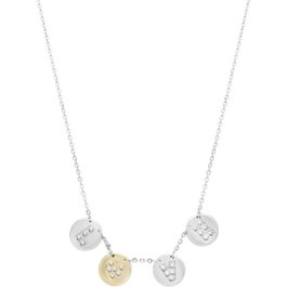 Morellato Colgante Monetine Love Plateado 45cm