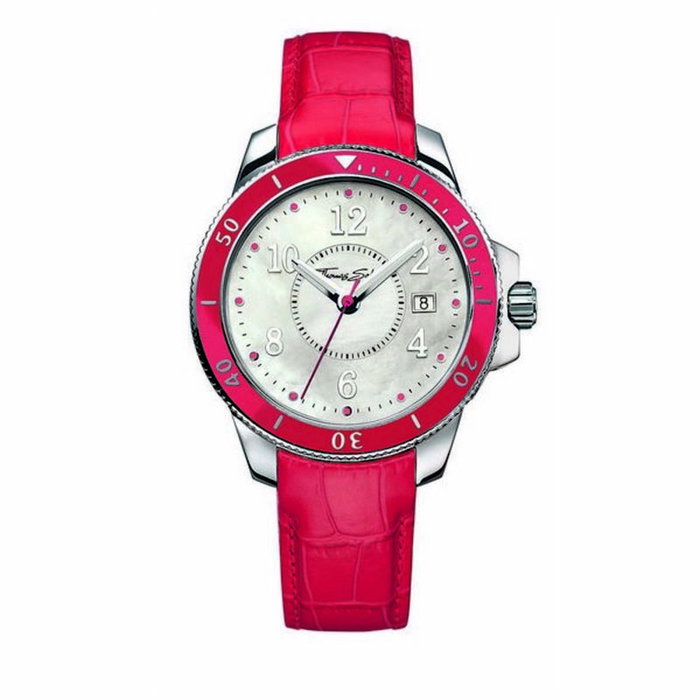 Thomas Sabo AIR-WA0122 con correa de piel roja Thomas Sabo AIR-WA0122 con correa de piel roja