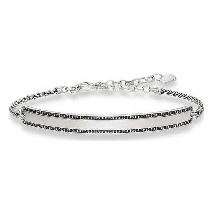 Pulsera Unisex Thomas Sabo LBA0009-643-11 Plateado Negro 19 cm 15-18 cm 16,5-19,5 cm